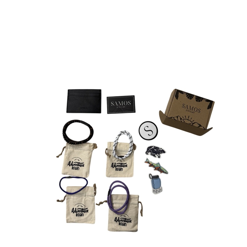 Samos Jewelry Bundle New - Mini wallet and Jewelry 5 Piece Sampler Set